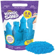 , 2.5lbs Blue Play Sand, Exclusive, Moldable Sensory Toys for Kids, Resealabl...