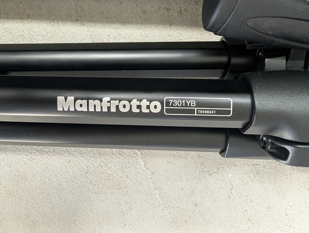Manfrotto 7301YB Tripod & 3 Way Head w/Case - Great Condition