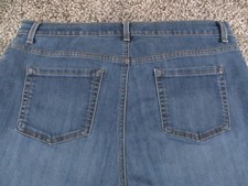 Gloria Vanderbilt Amanda Jeans Womens 12L Blue High Rise Tapered Stretch 33x32
