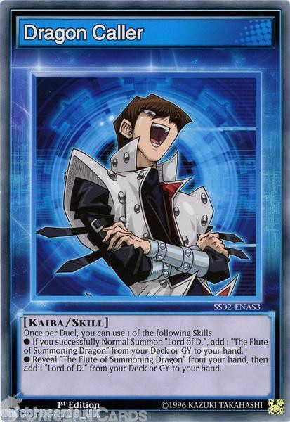 SS02-ENAS3 Dragon Caller 1st Edition Mint YuGiOh Card
