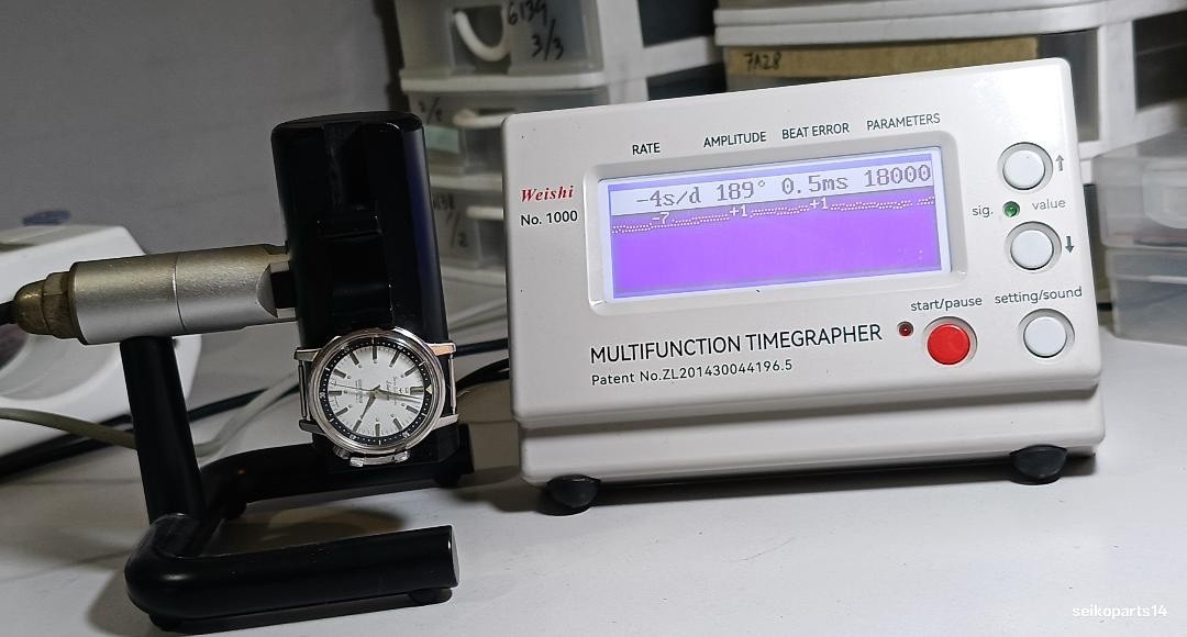 SEIKO SPORTSMATIC SILVERWAVE 69799 YEAR 1964 DEC ALL ORIG HEAD -/+