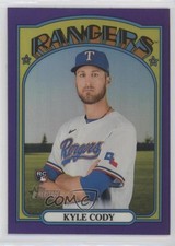 2021 Topps Heritage High Number Hot Box Chrome Purple Refractor Kyle Cody 6tw