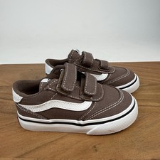 New NIB Little Kids Vans Brooklyn Ls V Canvas Skateboarding Sneakers Shoes 7 C