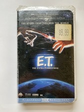 1996 E.T. Sealed VHS Clamshell Movie