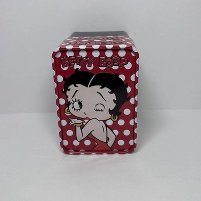 BETTY BOOP Watch W/ 2 Hanging Heart Charms Rhinestones Accent White & Pink NEW!