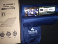 Hikenture 4" Ultra Thick Double Sleeping Pad Mattress for Camping, Ultralight