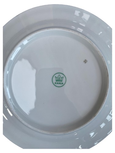 KAHLA Sottopiatto Bianco Bordo Oro Elegante Porcellana 19,5 cm - Foto 2 di 3