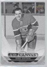 2024-25 Extended Series UD Canvas Legends Black Bernie Geoffrion #C382 HOF 0l6f