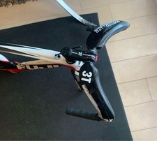 Manubrio pista carbonio 3T Scatto LTD 370mm pistola ingranaggio fisso drop bar Giappone