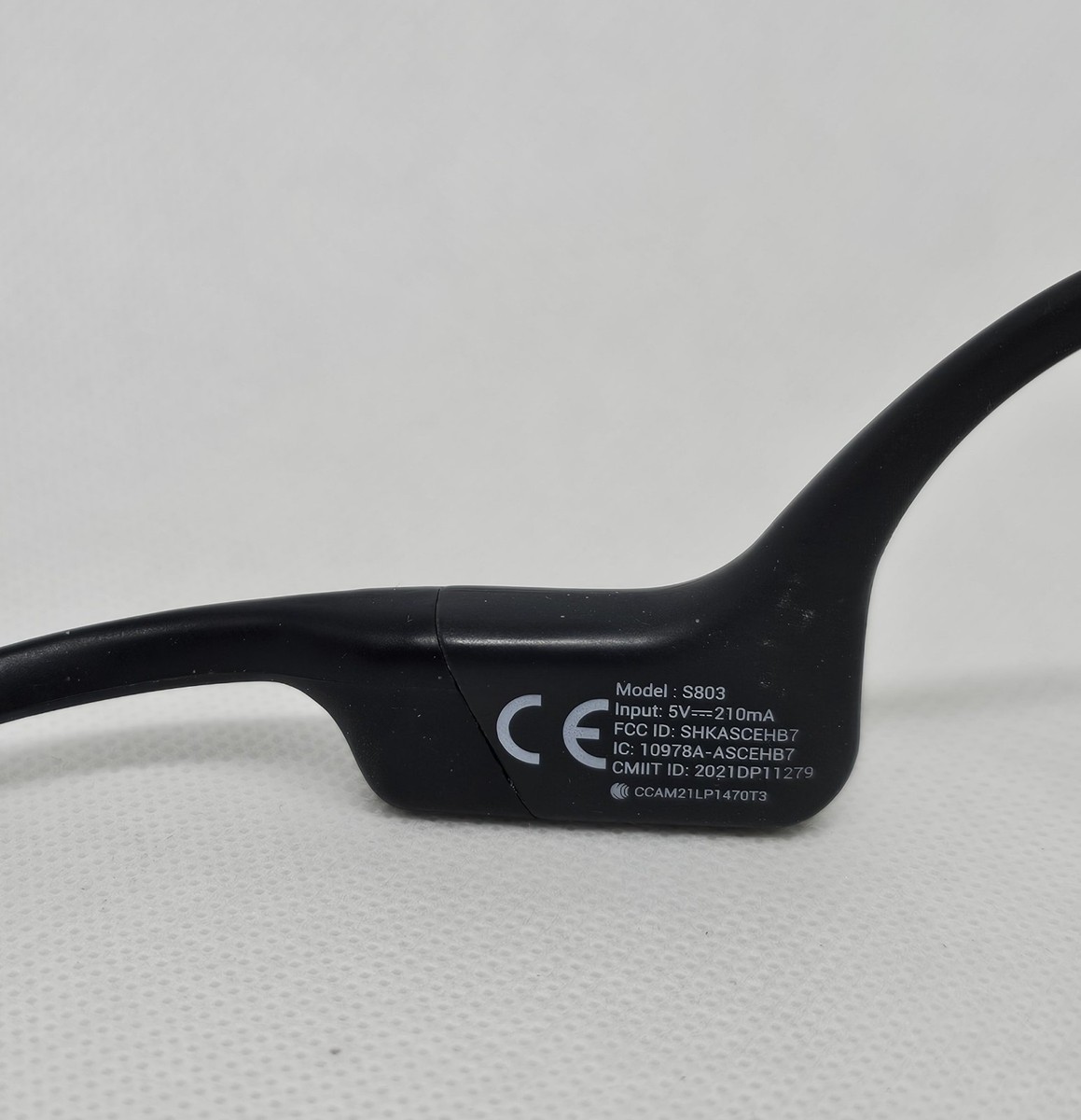 Shokz OpenRun S803 Bone Conduction Open-Ear Headphones - Black | eBay
