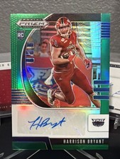 2020 Panini Prizm Draft Picks Football Harrison Bryant Green Prizm Rookie Auto