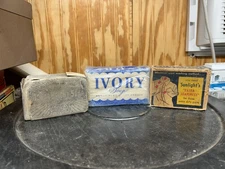 1940's Vintage Unopened Soaps Lot Of 4 Ivory, Honor Bright,