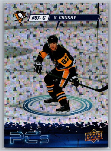 2023-24 UD Series 2 - SIDNEY CROSBY PC\'s #PC-5 Sparkle Insert Card