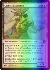 MTG Magic the Gathering Celestial Archon (3/260) Theros HP FOIL