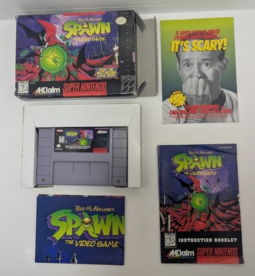 Todd McFarlane's Spawn The Video Game SNES CIB - Super Nintendo