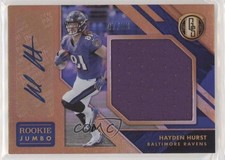 2018 Panini Gold Standard Rookie Jersey Jumbo 47/99 Hayden Hurst #325 Auto n1u