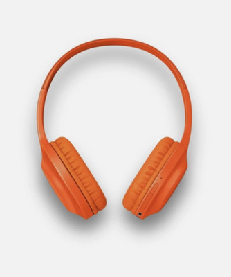 heyday  - Built-In Microphone Wireless Banded Headphones - Coral Orange