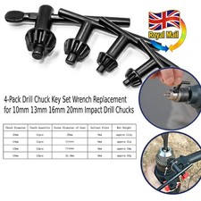4 /8/16pcs Drill Chuck Key Tool Set 10/13/16/20mm Wrench for Drill Press Chuck