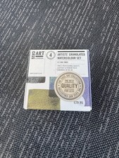 Cass Art Granulated Watercolour Set of 4 Sage Green Ect New Sealed Freepost