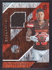 2016 Panini Unparalleled Football Card Rookie JERSEY #RM-CC Corey Coleman /299. rookie card picture