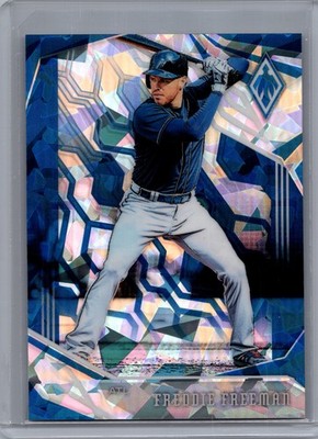 2019 Panini Chronicles - Phoenix Freddie Freeman #24 Blue Ice Prizm /99