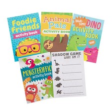 5" x 7" Bulk 144 Pc. Trendy Themes  Characters Activity Books