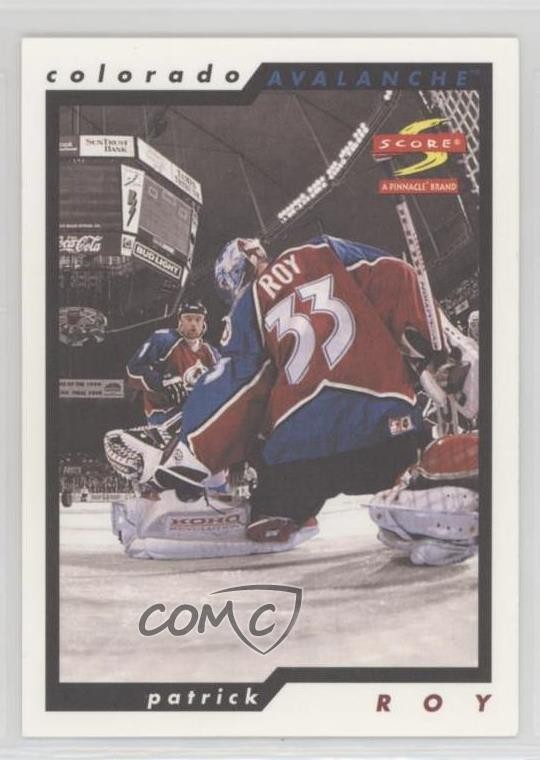 1996-97 Score Sample Golden Blades Patrick Roy #1 HOF 1o3