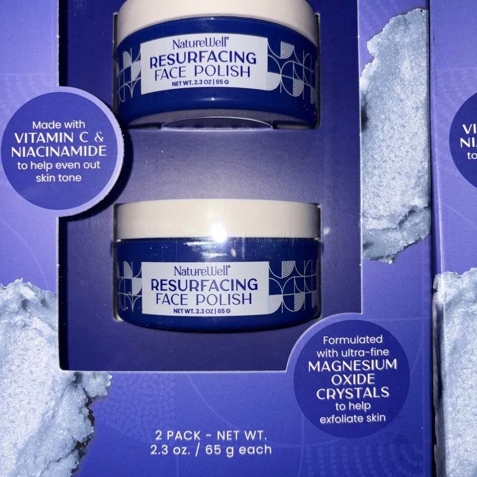 2 X Esmalte facial rejuveneciente NatureWell paquete de 2 con vitamina C y niacinamida escualeno Foto 2 de 4