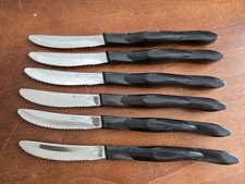 Cutco 1759 JG Serrated Blade Table Knife Brown - Set of 6