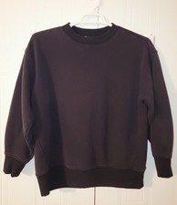 Everlane Black Basic,Minimalist Sweatshirt Made From Recycled Material Size S