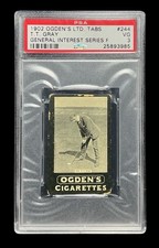 1902 ogdens ltd. tab #244 t.t. gray rc; series F general interests PSA 3