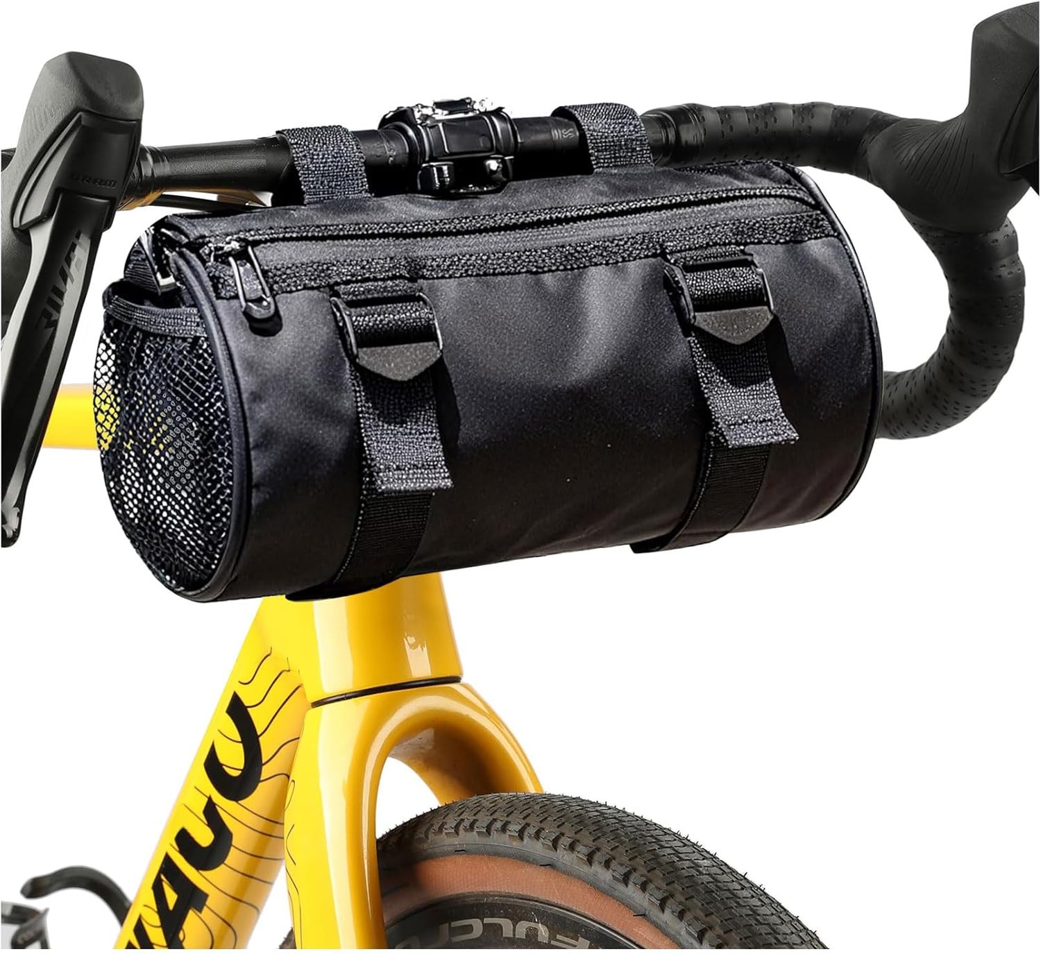(New with tags) SEAFEW 6L Bike Handlebar Bag Black Waterproof Front Bag Mountain City Commuter (30.56 USD)