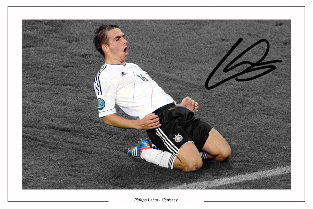 PHILIPP LAHM GERMANY AUTOGRAPH SIGNED PHOTO PRINT POSTER AUTOGRAMM