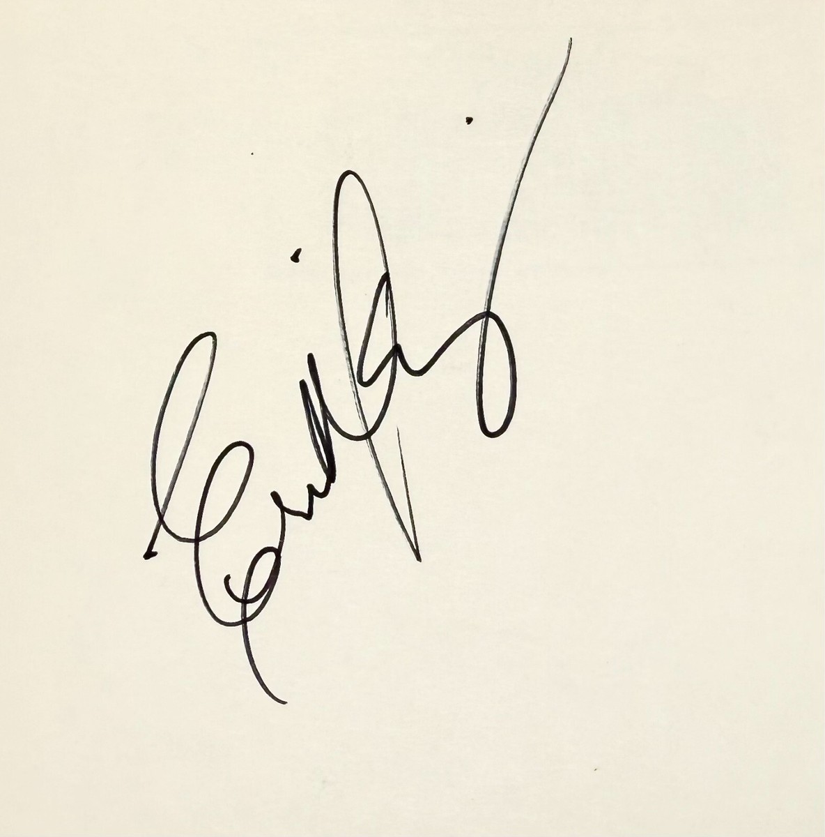 ERIK KING Signed Autographed 4