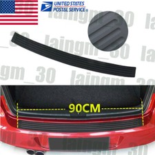 Protector de panel adhesivo 4D para parachoques trasero de coche lámina de goma para accesorios 1 pieza