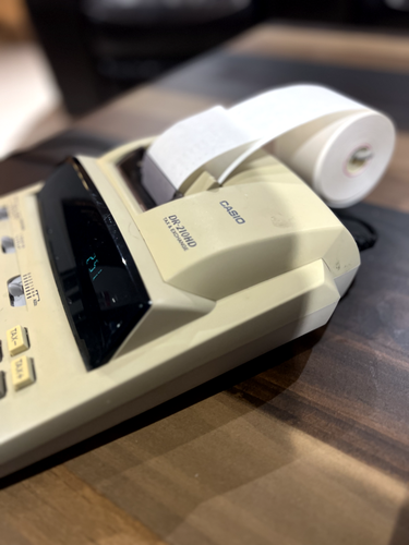 Casio DR-210 HD Tax & Exchange Printing Calculator w/ Paper Roll, Tested & Works - Picture 4 of 12