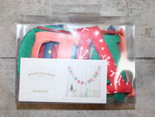 NEW  Wondershop Target 6 Foot Happy Pawlidays Banner Cat Dog Christmas