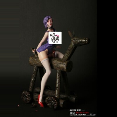 Dking Studio torture chamber Woman Jin Lian Resin Statue Pre-order Wooden donkey