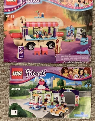 Lego 8 Pounds FRIENDS, ELVES, PRINCESS Parts & Pieces W/Manuals