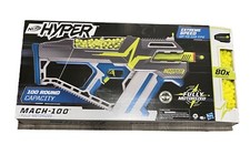 NERF Hyper Mach-100 Fully Motorized Blaster 80 Hyper Rounds Brand New