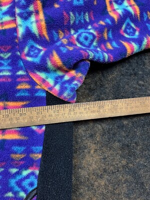 Vintage 90's REI Polar Fleece Full Zip Jacket XL/L Aztec Tribal