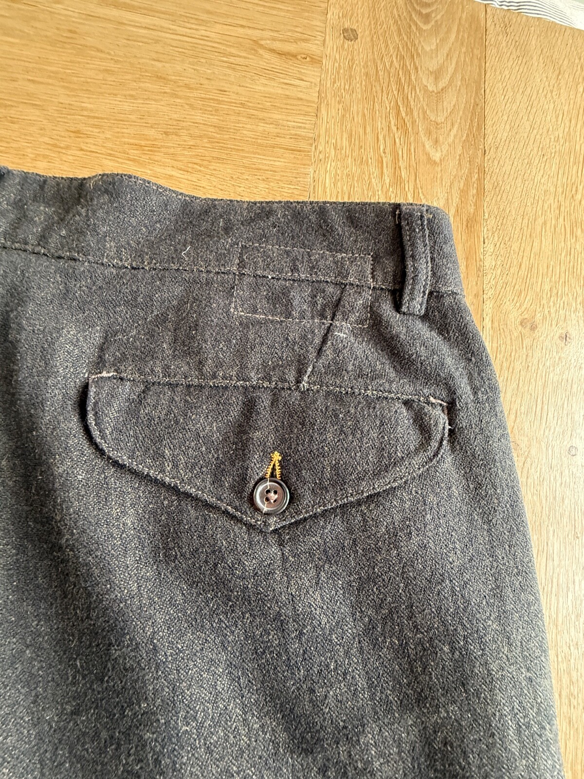 Universal Works Green Herringbone Pattern Trouser… - image 11