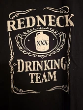 Redneck Drinking Team sleeveless T-shirt XL Hooligans Viking Folk Country Crew