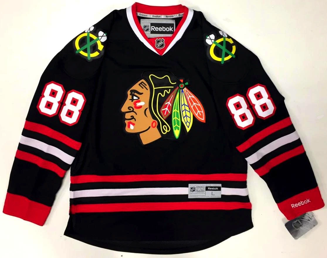 Reebok Youth Chicago Blackhawks Patrick Kane Red Home Premier Jersey