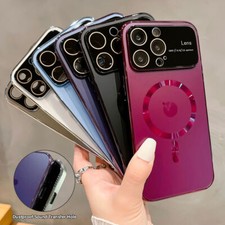 For iPhone 15 14 Pro Max 13 12 Matte MagSafe Case  Glass Screen Protectorx