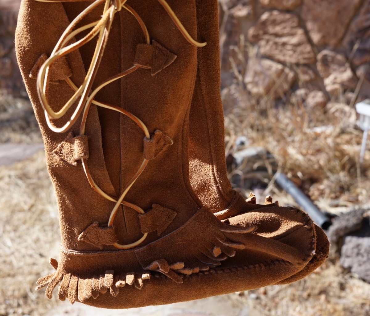 Ankle Boots Traditional Moccasin Boots Women's Taos Button