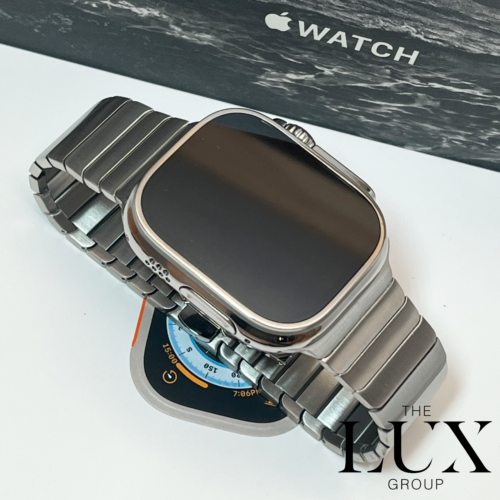 Apple Watch Ultra GPS Cellular Custom Diamond Polished 49mm Titanium with  Link | eBay
