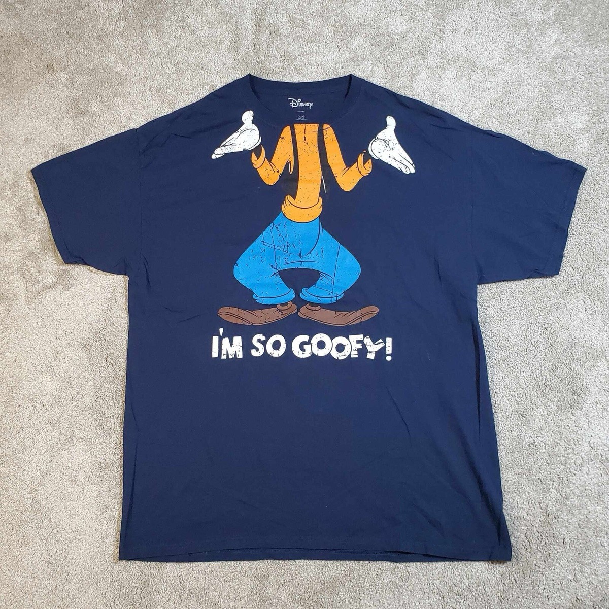 Disney T Shirt Goofy Adult XL / XG 'I'm So Goofy' Humor Funny