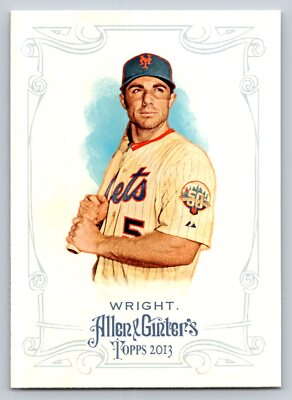 2013 Topps Allen & Ginter #225 David Wright New York Mets