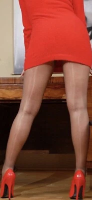Legendary shine PLATINO 15 den Cleancut Tights Pantyhose Size XL in Bronze - Image 1 of 3